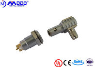 Female Coaxial Cable Connectors , Coaxial Cable Elbow Connector Without Nut