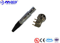 00S Male Straight Coaxial Cable Connectors For Printed Circuit