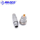 Push Pull Triaxial Male To Female IP68 75 Ohm Coax Connector