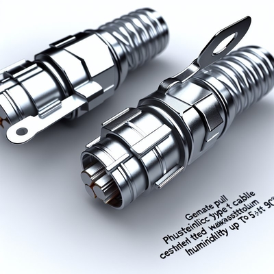 Connettore per cavo Push Pull con inserto PPS e contatto in ottone